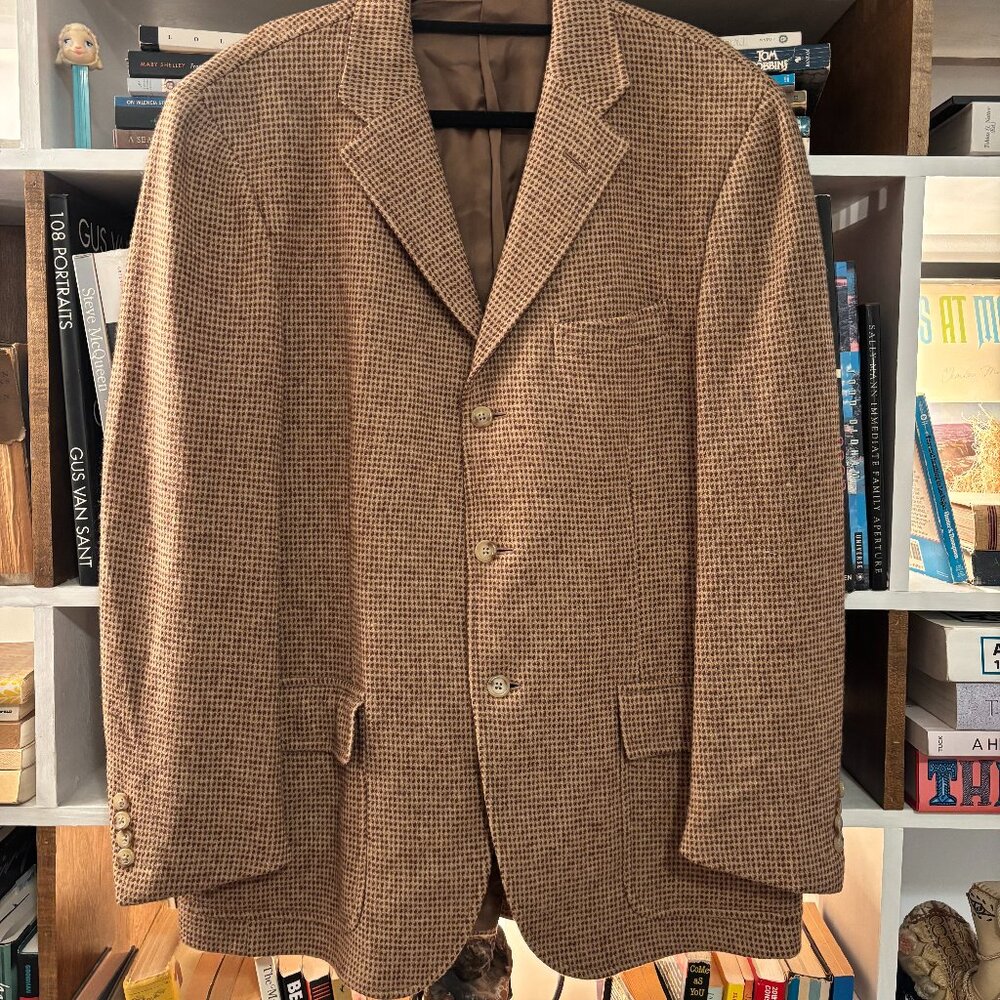 Polo by Ralph Lauren Brown Checkered Blazer